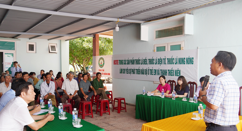 Truyền thông trực tiếp về phòng, chống tác hại thuốc lá