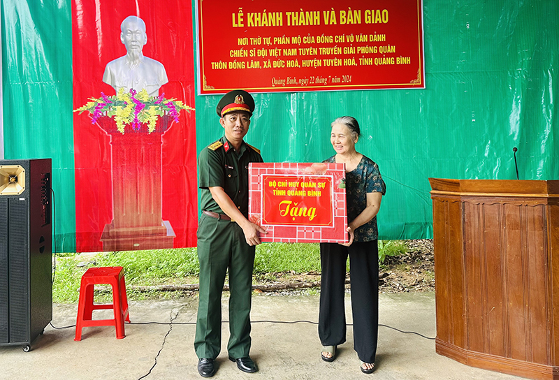 Khánh thành nơi thờ tự đồng chí Võ Văn Dảnh