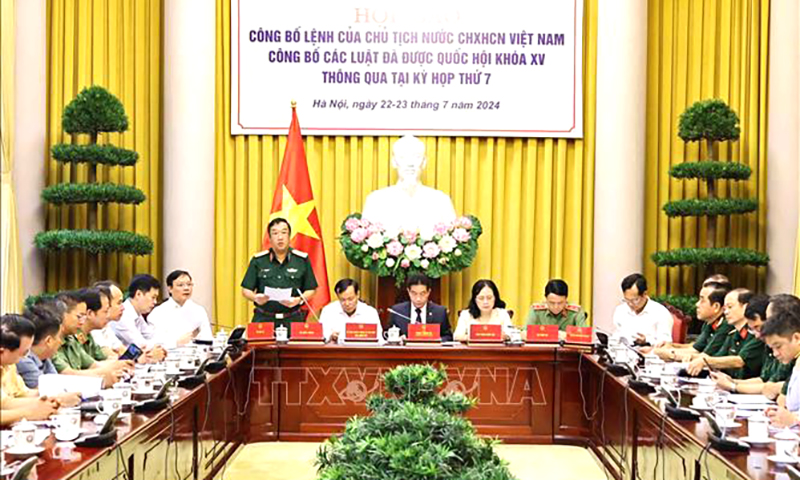 Công bố Lệnh của Chủ tịch nước về 6 luật vừa được Quốc hội thông qua