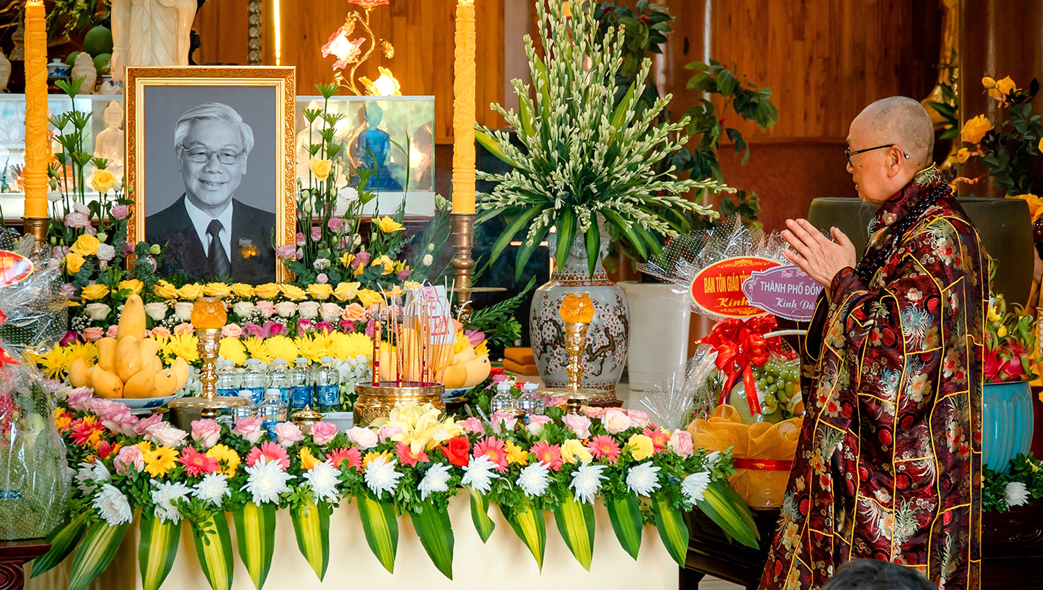Lễ Kỳ siêu, dâng hương tưởng niệm Tổng Bí thư Nguyễn Phú Trọng