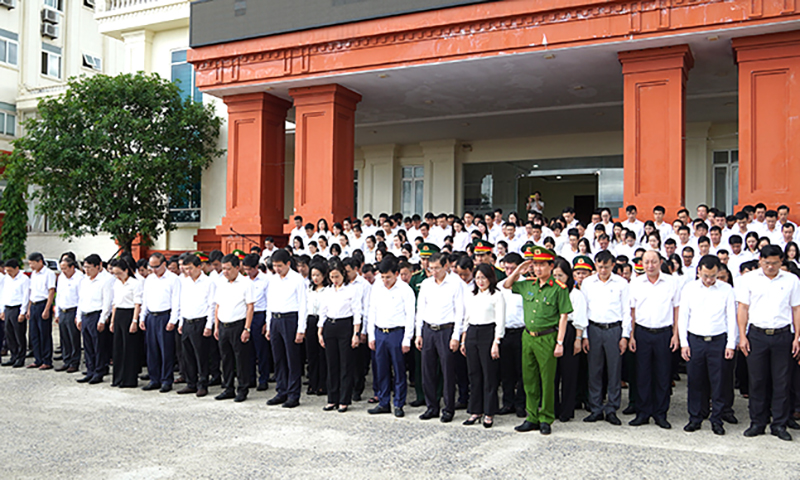 TP. Đồng Hới tổ chức mặc niệm, tưởng nhớ Tổng Bí thư Nguyễn Phú Trọng