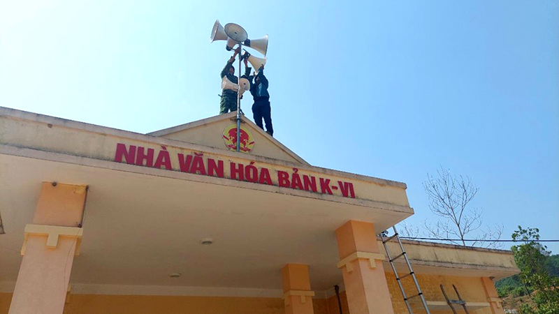 "Truyền thanh bản xa"-Cầu nối tiếp cận thông tin của người dân vùng cao biên giới