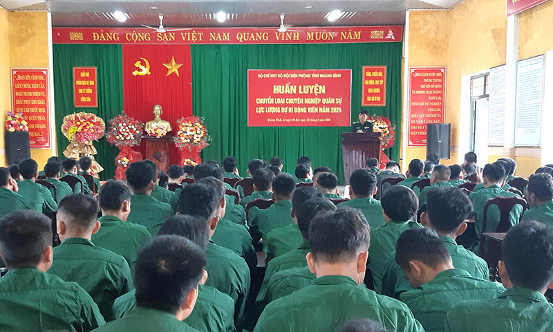 Huấn luyện chuyển loại chuyên nghiệp quân sự lực lượng dự bị động viên năm 2024
