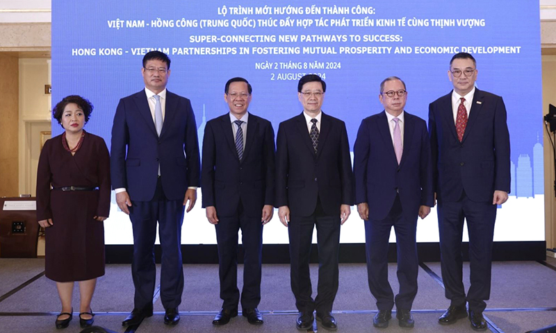 30 biên bản ghi nhớ hợp tác giữa Hồng Kông (Trung Quốc) và Việt Nam đã được ký kết
