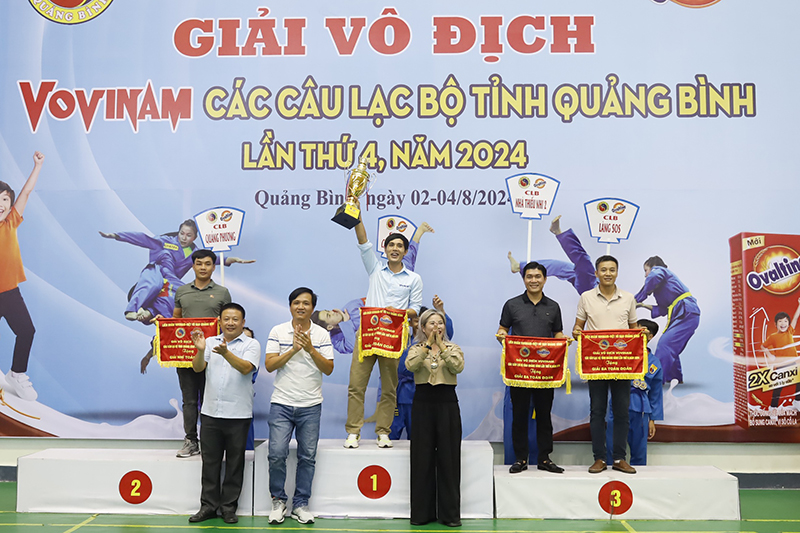 Bế mạc giải vô địch Vovinam các câu lạc bộ tỉnh lần thứ IV