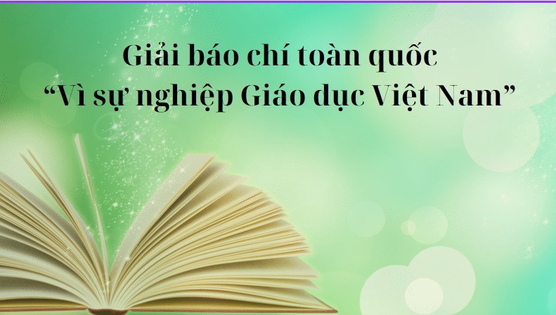 Thể lệ giải báo chí toàn quốc "Vì sự nghiệp giáo dục Việt Nam" năm 2024