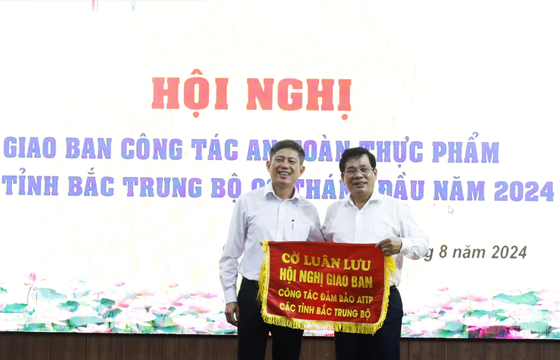 Giao ban công tác bảo đảm vệ sinh an toàn thực phẩm  các tỉnh Bắc Trung bộ