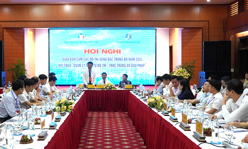 Giao ban Cụm các đô thị vùng Bắc Trung bộ năm 2024