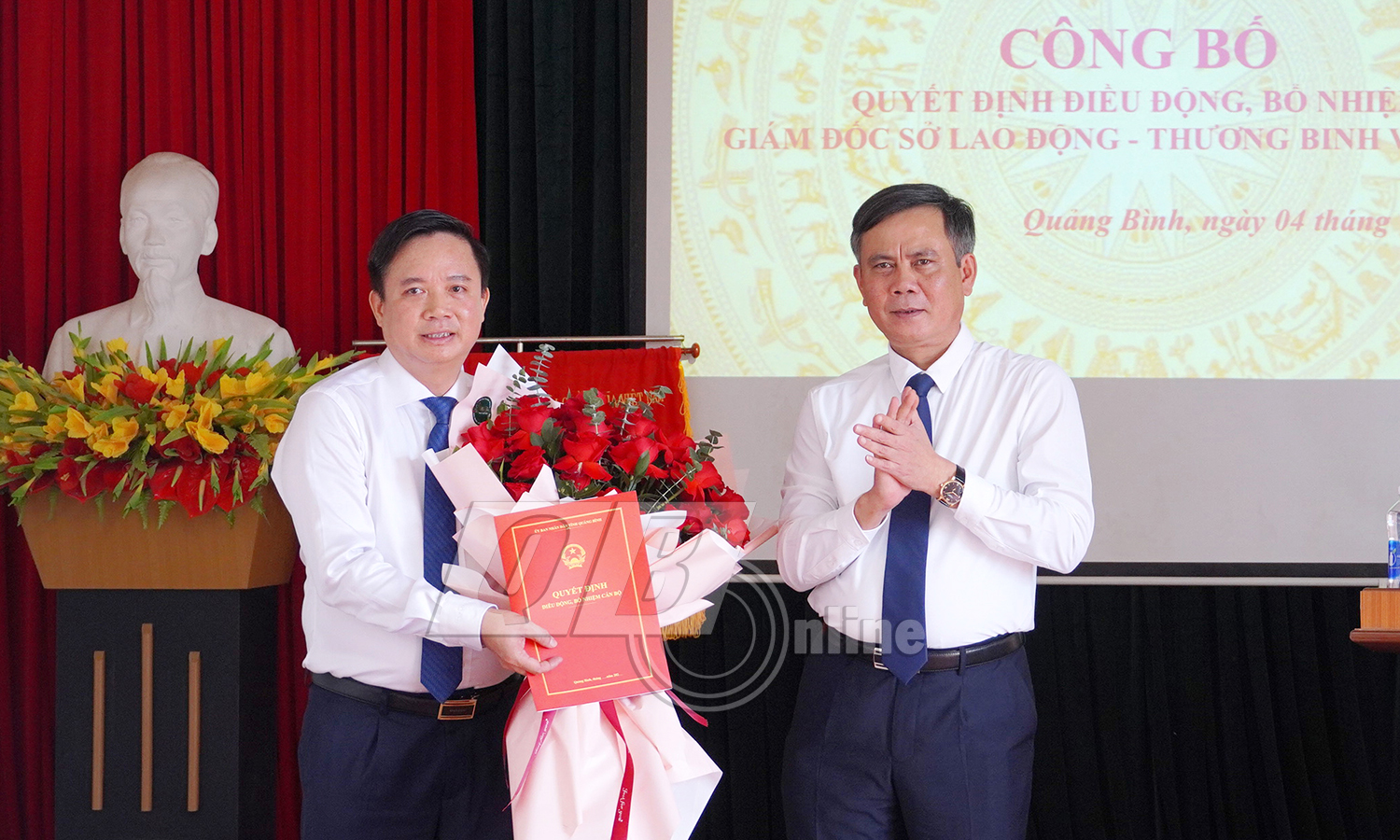 Công bố quyết định bổ nhiệm Giám đốc Sở Lao động-Thương binh và Xã hội