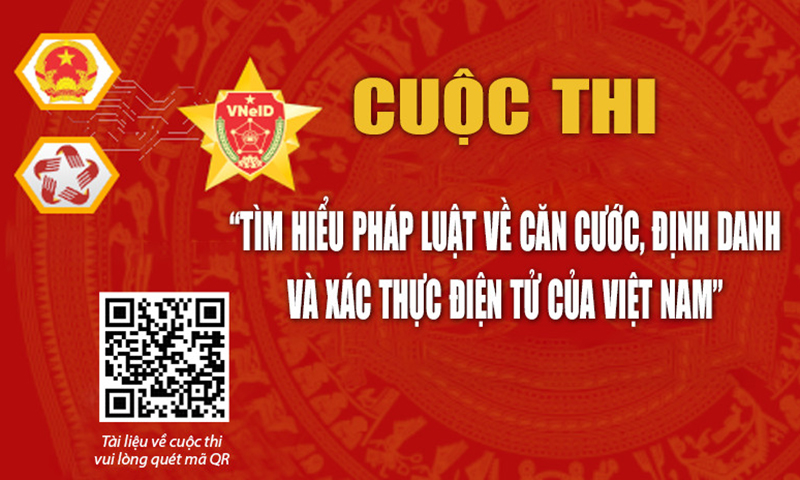 Kết quả Cuộc thi "Tìm hiểu pháp luật về căn cước, định danh và xác thực điện tử của Việt Nam" trên địa bàn tỉnh