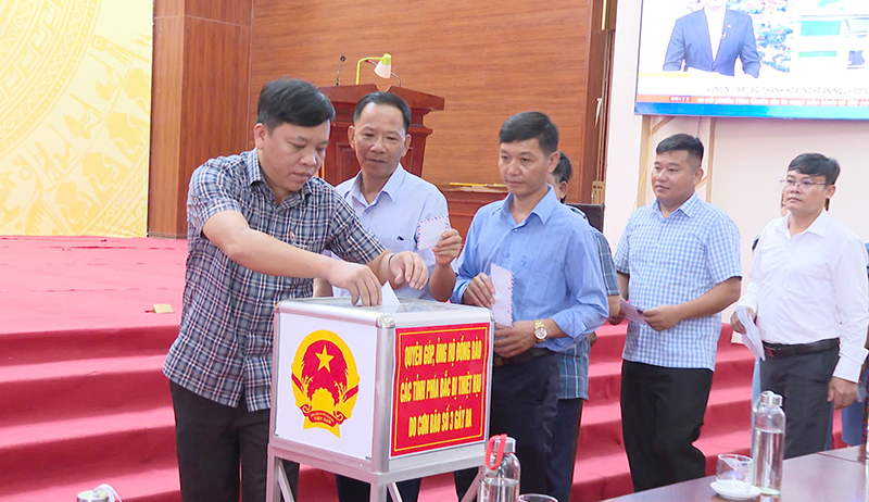 Minh Hóa: Phát động ủng hộ đồng bào bị ảnh hưởng bão số 3