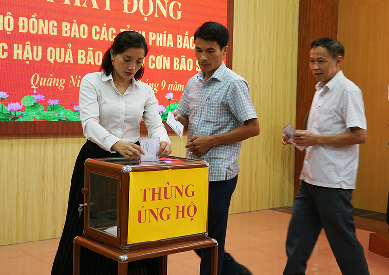 Quảng Ninh: Phát động ủng hộ các tỉnh phía Bắc khắc phục hậu quả thiên tai