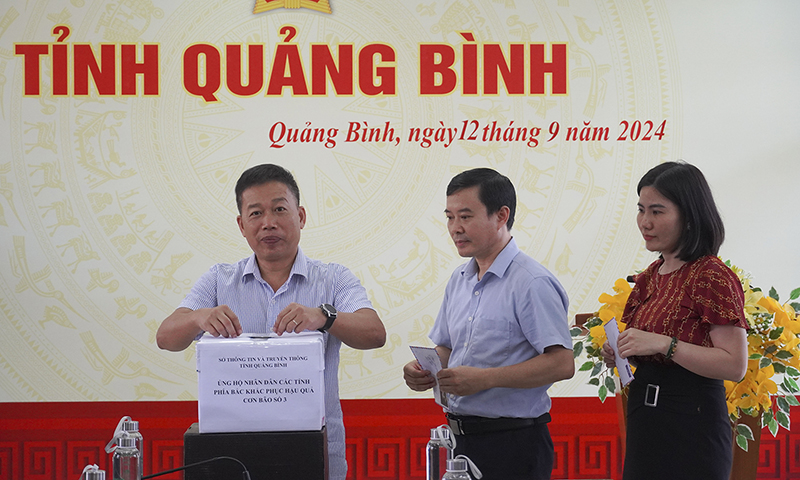 Sở Thông tin-Truyền thông: Ủng hộ đồng bào vùng bão, lũ phía Bắc