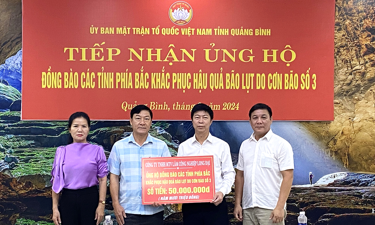 Ủy ban MTTQVN tỉnh: Tiếp nhận thêm 1,4 tỷ đồng tiền ủng hộ nhân dân các tỉnh phía Bắc