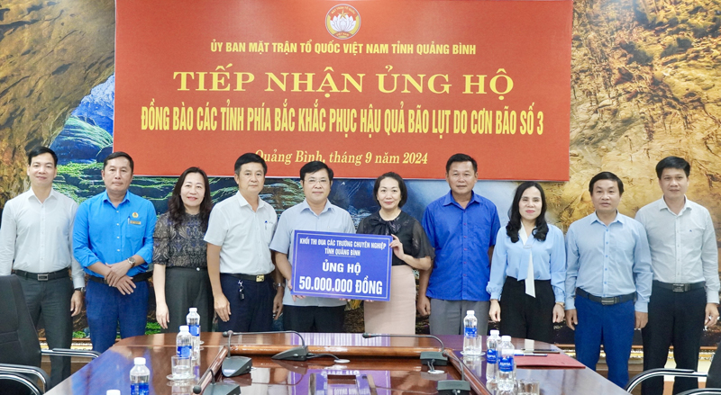 Hỗ trợ đồng bào các tỉnh phía Bắc khắc phục hậu quả thiên tai