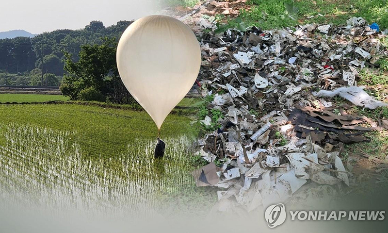 Quân đội Hàn Quốc ra thông điệp cứng rắn với Triều Tiên về việc thả bóng bay mang rác