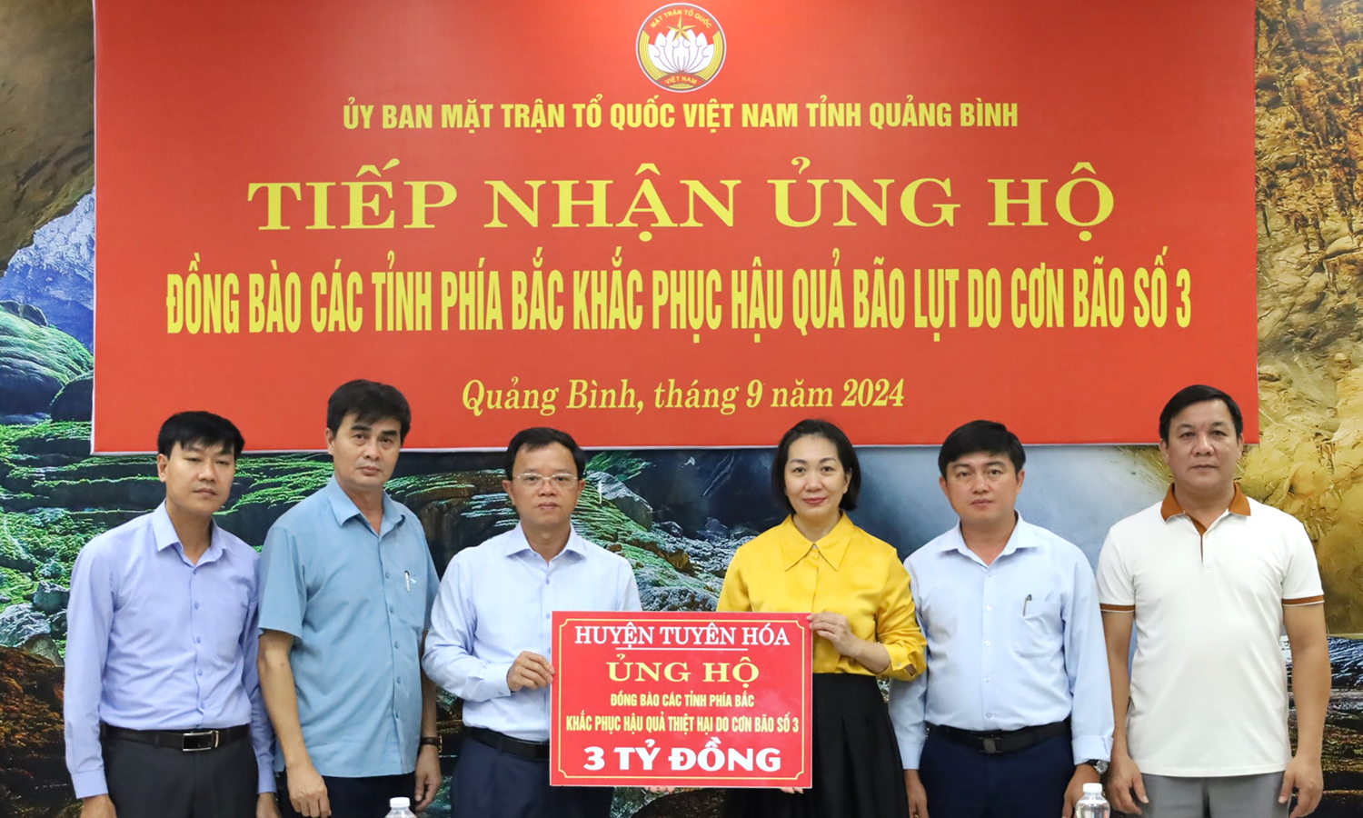 Ủy ban MTTQVN tỉnh: Tiếp nhận ủng hộ nhân dân các tỉnh phía Bắc 3,5 tỷ đồng