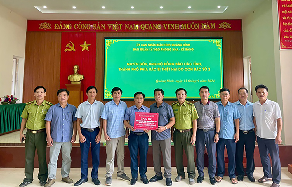 Hỗ trợ, thăm hỏi nhân dân, các đơn vị bị thiệt hại do cơn bão số 3