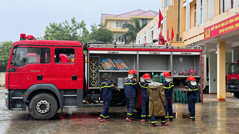 Sẵn sàng ứng phó với thiên tai