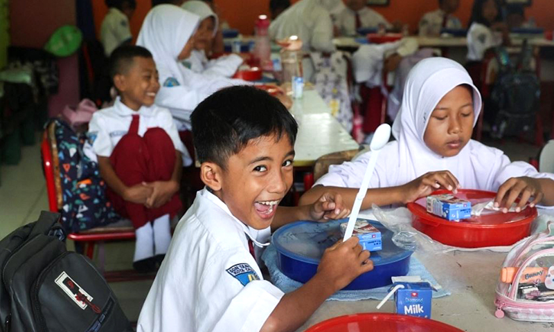 Indonesia cung cấp bữa ăn miễn phí cho 20 triệu học sinh