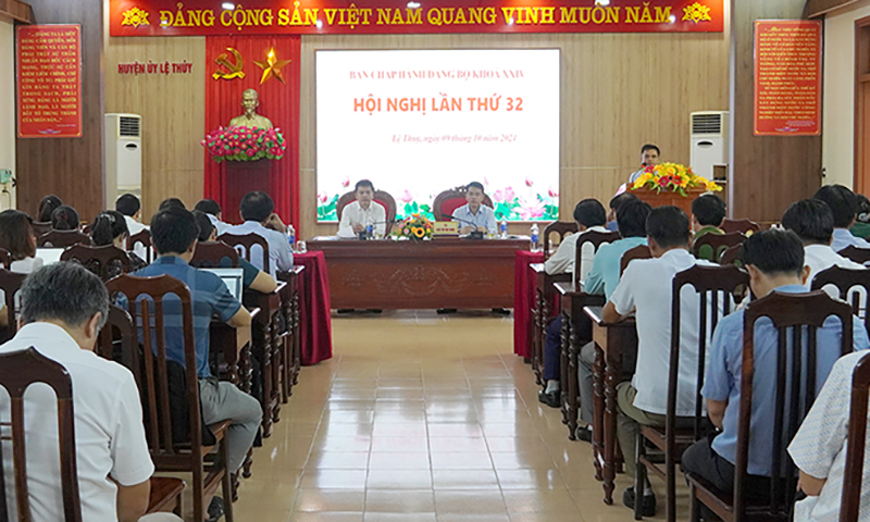 Lệ Thủy: Tập trung lãnh đạo thực hiện thắng lợi chỉ tiêu, nhiệm vụ năm 2024