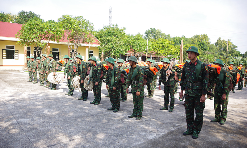 Bộ Chỉ huy Quân sự tỉnh: Sẵn sàng lực lượng, phương tiện phòng, chống bão Trami