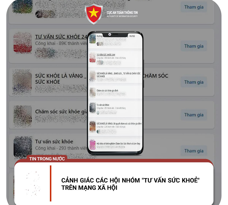 Biến tướng lừa đảo từ các hội nhóm kín "tư vấn sức khỏe"