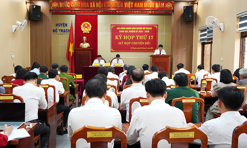HĐND huyện Bố Trạch: Thông qua nhiều nghị quyết quan trọng