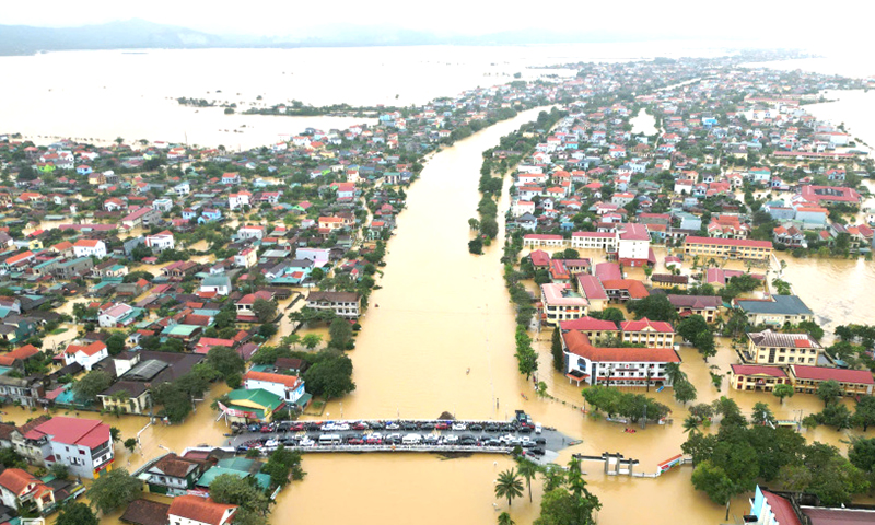 Công điện ứng phó với mưa lớn ở Trung bộ