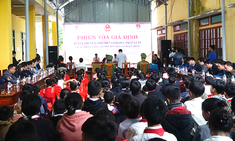 Phiên tòa giả định về phòng, chống tảo hôn và hôn nhân cận huyết thống
