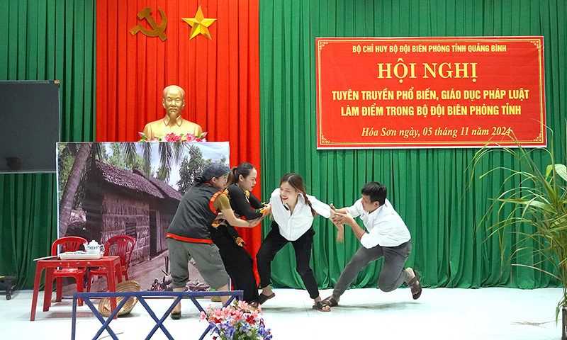 Bộ đội Biên phòng tuyên truyền, phổ biến, giáo dục pháp luật