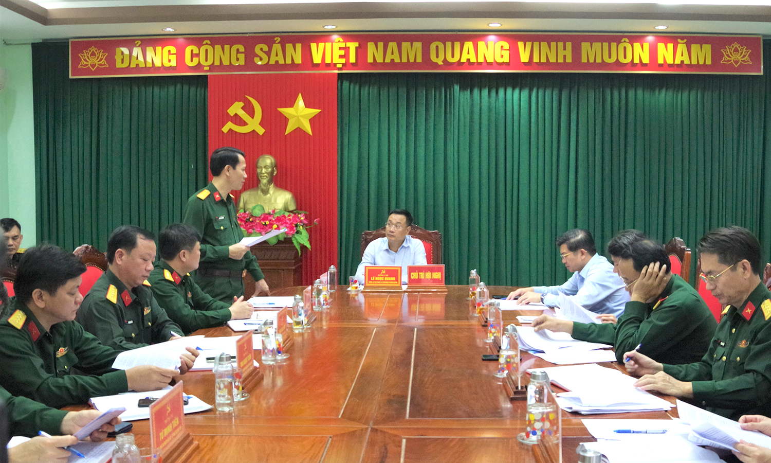 Thực hiện tốt 6 nhóm công tác trọng tâm nhiệm vụ quốc phòng-an ninh