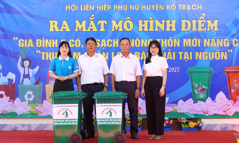 Hiệu quả từ mô hình "Gia đình 5 có, 3 sạch"