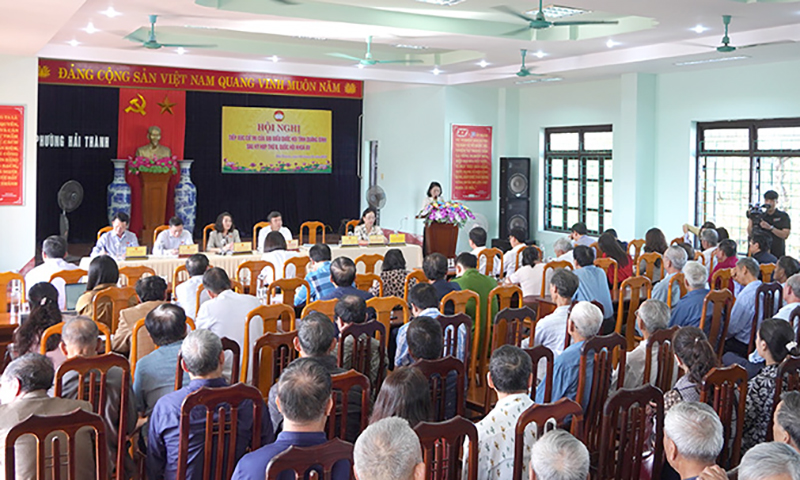 Đại biểu Quốc hội tiếp xúc cử tri TP. Đồng Hới