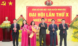 Đại hội Đảng bộ khối Mặt trận huyện Minh Hóa lần thứ X