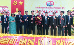 Đại hội Đảng bộ Bệnh viện đa khoa huyện Quảng Ninh lần thứ XIII