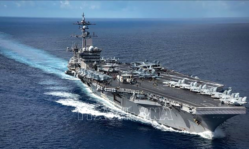 Tàu sân bay Mỹ tới Hàn Quốc