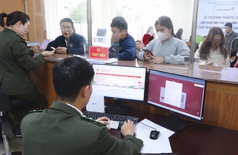 Công an tỉnh công khai địa chỉ tiếp nhận, giải quyết thủ tục hành chính các nhiệm vụ mới tiếp nhận
