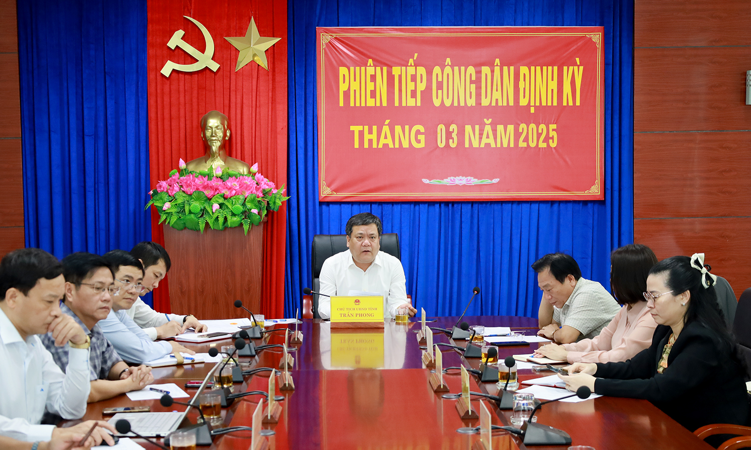 Lãnh đạo tỉnh tiếp công dân định kỳ tháng 3/2025