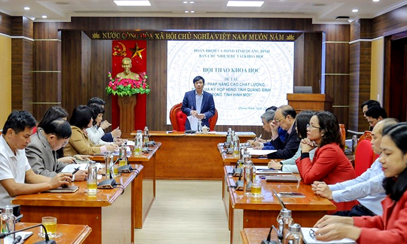 Nâng cao chất lượng, hiệu quả kỳ họp HĐND tỉnh