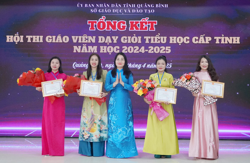 52 giáo viên được công nhận giáo viên dạy giỏi tiểu học cấp tỉnh