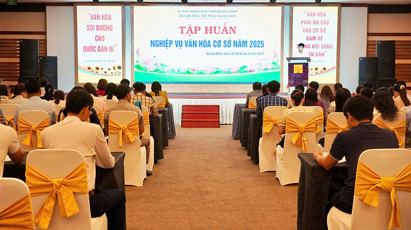 Tập huấn nghiệp vụ văn hóa cơ sở