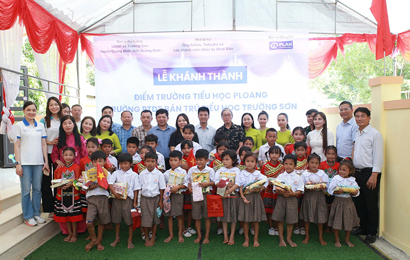 Khánh thành điểm trường Ploang, Trường PTDT bán trú tiểu học Trường Sơn