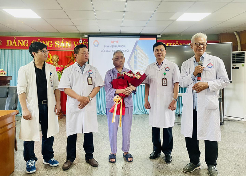 Bệnh nhân bị khối u máu "khổng lồ" đã được xuất viện