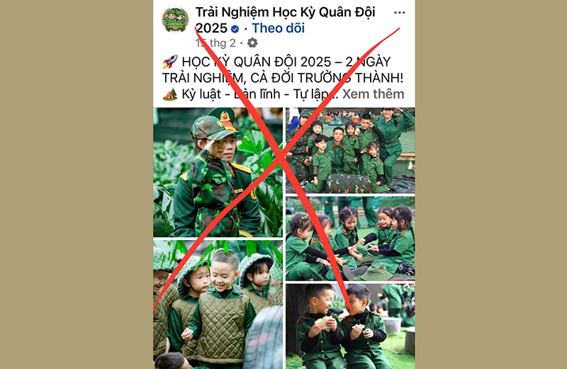 Mạo danh "Trại hè quân đội", "Học kỳ công an": Chiêu thức cũ, thủ đoạn mới