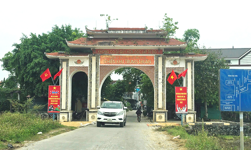 Trung Thuần-Xã mới trên chiến khu xưa