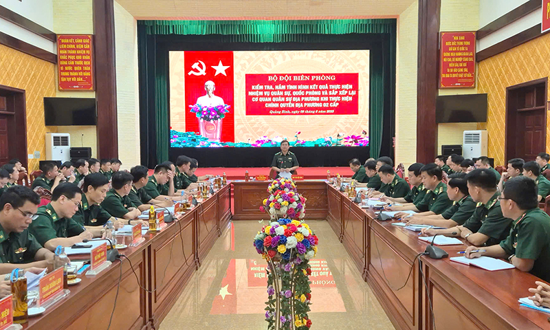 Thực hiện hiệu quả việc sắp xếp, tổ chức lại cơ quan quân sự địa phương